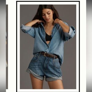 Pilcro Rolled Denim Shorts NWOT
